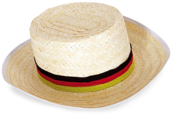 Deutschland Fan Strohhut Lübeck