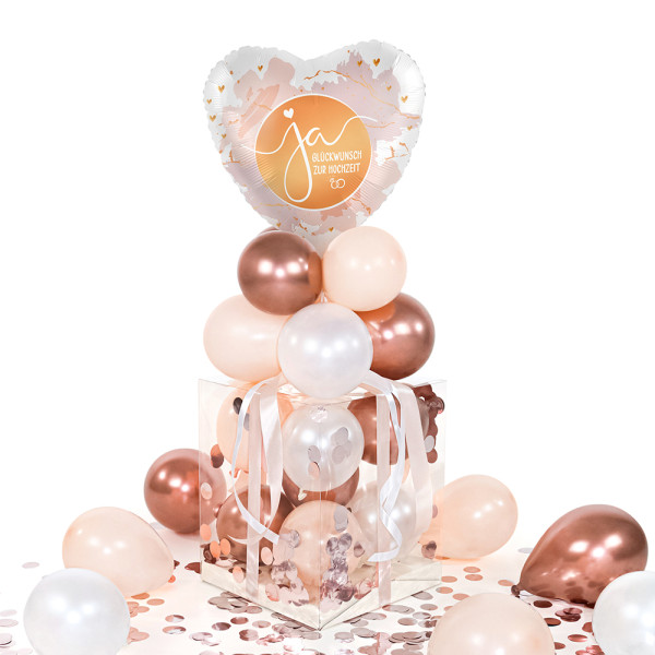 Balloha Geschenkbox DIY Ja Glückwunsch zur Hochzeit XL