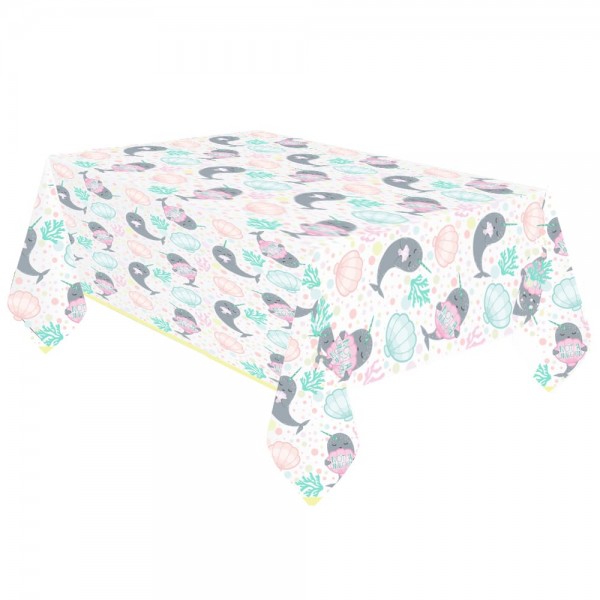 Narwal Party Tischdecke 1,8 x 1,2m