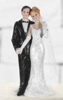 Tortenfigur Brautpaar Romance 11cm