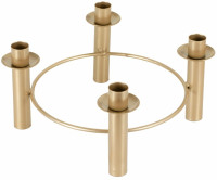 Vorschau: Goldener Kerzenständer 28cm