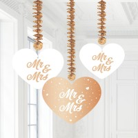 Hochzeitshänger Mr&Mrs in Roségold