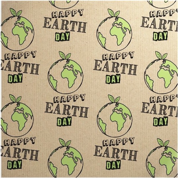 Geschenkpapier Happy Earth Day Eco