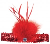 20er Jahre Pailletten Stirnband