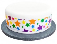 Colourful Stars Kuchenrüsche
