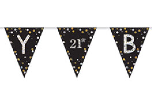 Wimpelkette Sparkling Birthday 2