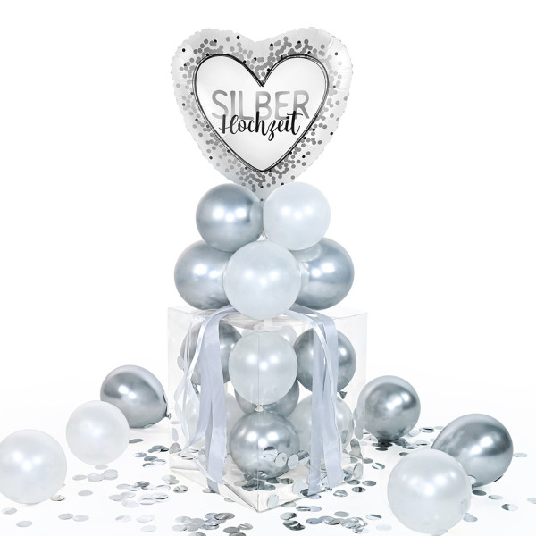Balloha Geschenkbox DIY Silver Wedding XL