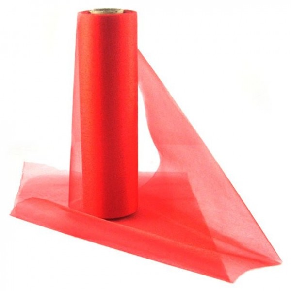 Rotes Organza 25m
