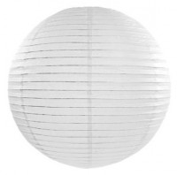 Lampion Lilly weiß 25cm