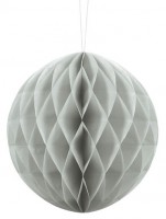 Wabenball Lumina hellgrau 20cm