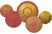 5 Golden Dusk Wabenfächer