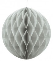 Wabenball Lumina hellgrau 30cm