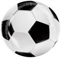 10 Fußball Fan Pappteller 23cm