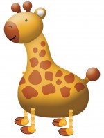 Wild Life Giraffen Airwalker 1,09m x 89cm