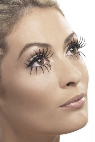 Schwarze Gothic Wimpern