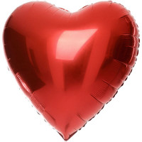 Vorschau: 3D Herzbeben Folienballon 56cm