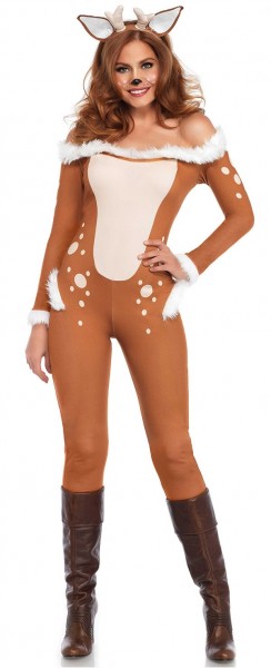 Sexy Rehkitz Damen Catsuit