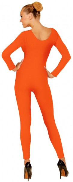 Orangener Catsuit Für Damen 2