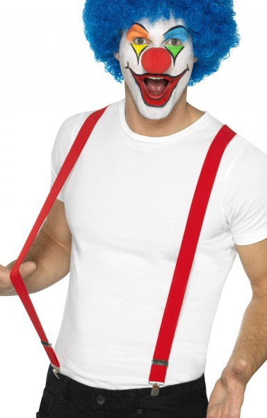 Rote Clowns Hosenträger