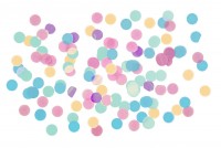 Pastell Geburtstag Konfetti