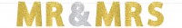 Glitzernde Mr & Mrs Girlande Sparkling Wedding Day 365cm