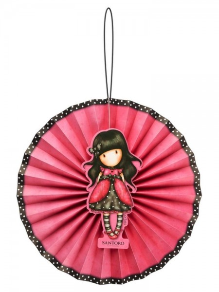3 Santoro Gorjuss Ladybird Papierrosetten
