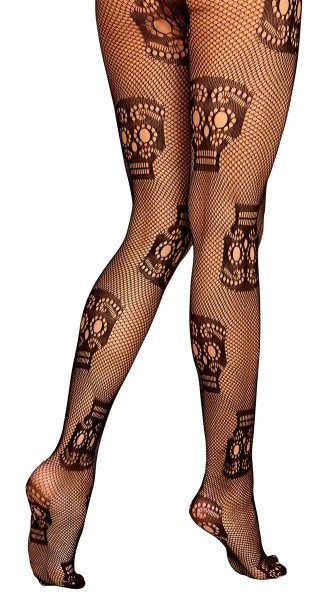 Tag Der Toten Totenkopf Strumpfhose 50DEN 2