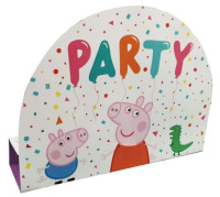 Vorschau: 8 Peppa Wutz Rainbow Birthday Einladungskarten