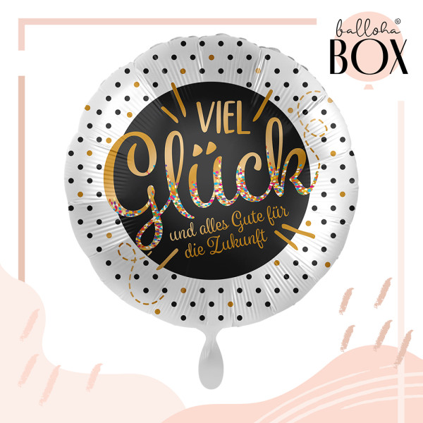 Balloha Geschenkbox DIY Viel Glück für die Zukunft XL