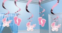Baby Princess Wirbel Hängedekoration Rosa