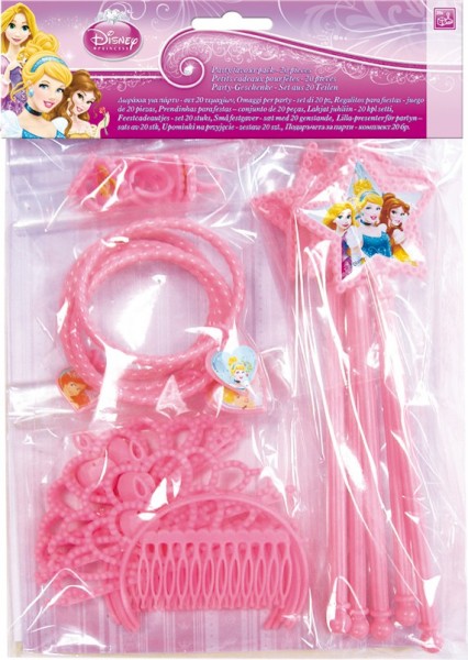 Pink Disney Princess Schmuckset Prinzessinnen Accessoires 20tlg