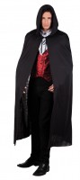 Klassischer Dracula Umhang in Schwarz