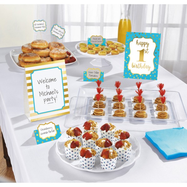 Bluestar 1st Birthday Buffet Set