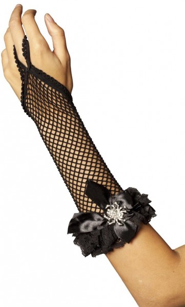 Zendaya Netzhandschuh Schwarz