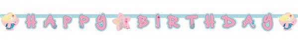 Girlande Happy Birthday Meerjungfrau