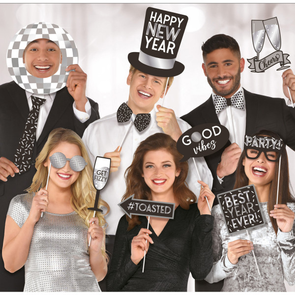 12 New Year Disco Fotorequisiten