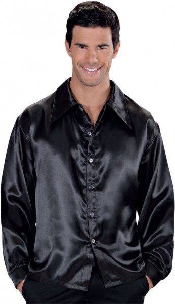 Satin Herren Hemd