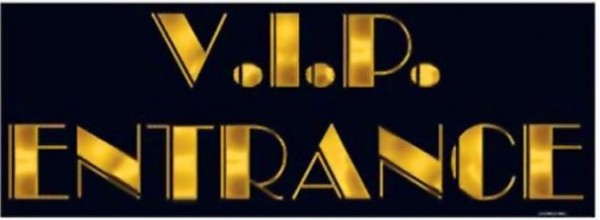 VIP Celebrity Entrance Türschild 20 x 56cm