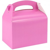 Partyschachtel für Mitgebsel in pink