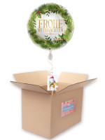 Weihnachts-Folienballon Tannenkranz 71cm