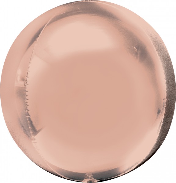 Orbz Folienballon roségold 38 x 40cm