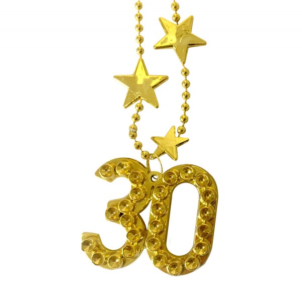 Halskette Big Stars Zahl 30