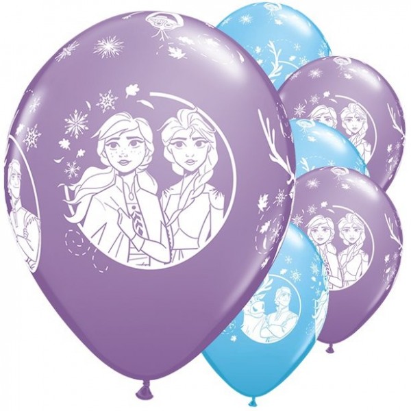 25 Frozen Luftballons Nordwind 28cm