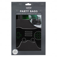 5 Gamer Eco Geschenktüten 19cm
