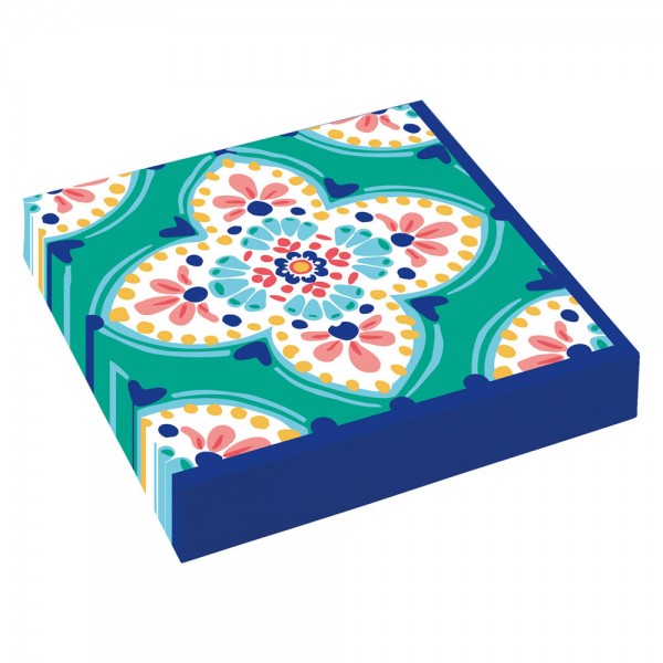 16 Boho Style Servietten 33cm