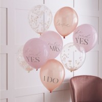 JGA Night Ballon Bouquet 8-teilig