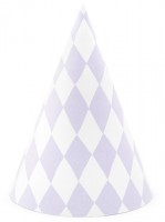 Vorschau: 6 Candy Party Hüte 16cm