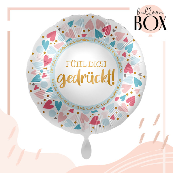 Balloha Geschenkbox DIY Fühl dich gedrückt XL