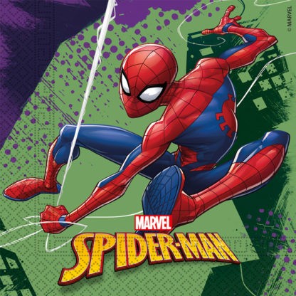 Spiderman Team Up 20 Servietten 33 x 33cm