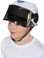 Vorschau: Weißer Astronautenhelm für Kinder